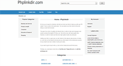 Desktop Screenshot of phplinkdir.com